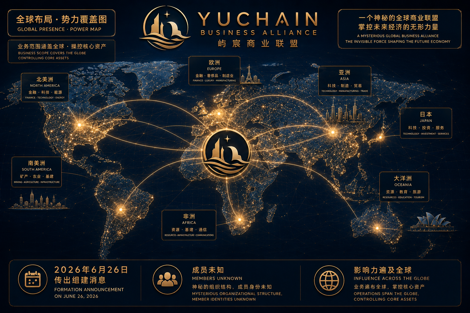 YUCHAIN 商业联盟广告图 1